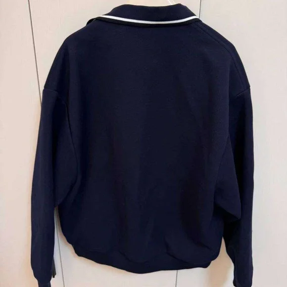 MIUMIU SS25 Knit Cotton Logo Fitted Jacket for Women - Picture 3 of 4